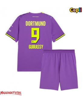 Borussia Dortmund Serhou Guirassy #9 Echipament de Fotbal Replică 2026-27 Copii Treilea (+ Șorturi)